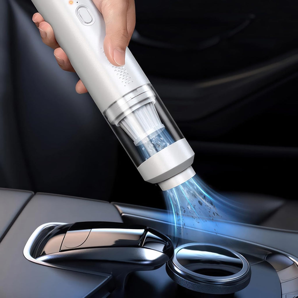 Wireless Car Vacuum Cleaner 2 in 1 - Portable and Handheld High Power Rechargeable Vacuum Cleaner for Car for Wet and Dry CarCleaning 2 in 1 DC 12V